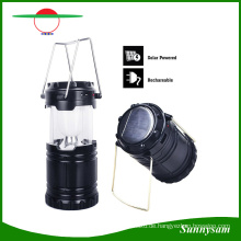 Außenbeleuchtung Portable Erweiterung Typ Solarenergie Wiederaufladbare Camping Laterne Biwak Wandern Camping Licht LED Lampe